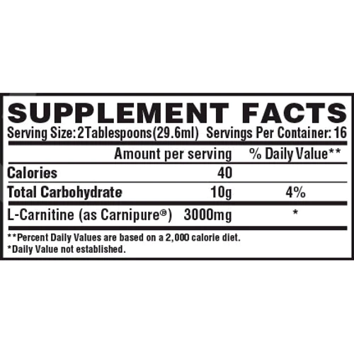 Жиросжигатель Nutrex Research Carnitine Liquid 3000 473 ml Cherry-lime: Пол Унисекс