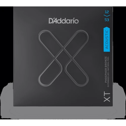 Струна для гитар Комплект струн D'addario XTAPB1253 XT Phosphor Bronze Light (12-53)