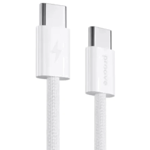 Кабель Proove Cable USB-C to USB-C Energy Stream 60W 1m White (CCES60002202)