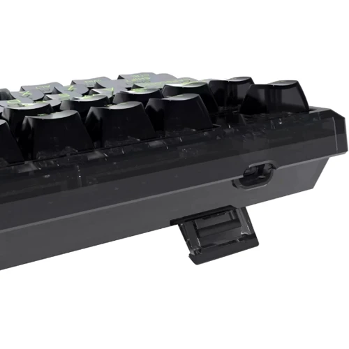 Клавиатура FL Esports Q75 SAM Black Transparent Body Dark Ice keycap Kailh MX Cool Mint wireless Three-Mode фото 7