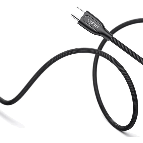 Кабель T-PHOX USB Cable to USB-C Mini 1.2m Black (T-C807 Black): Тип USB Cable - USB-C