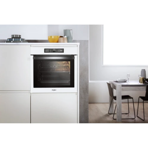 Духовой шкаф электрический Whirlpool AKZ9 6230 WH: Размеры 59.5х59.5х56.4 см