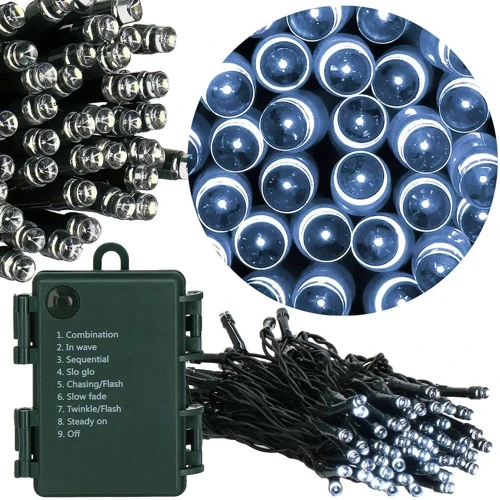 Гірлянда на батарейках Springos 5 м 50 LED CL4028 Cold White: Виробник Springos