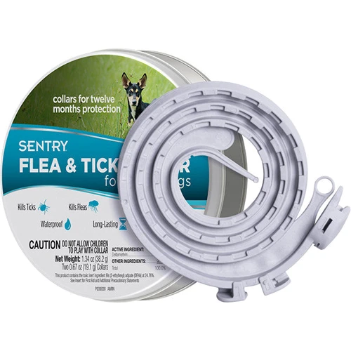 Ошейник от блох и клещей Sentry Flea&Tick Collar Small для собак малых пород 36 см 2 шт. в упаковке