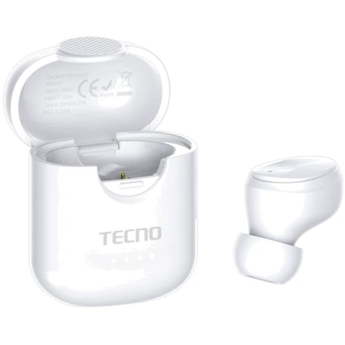 Наушники Tecno Minipods M1 Mono White (4895180759475): Тип крепления без креплений