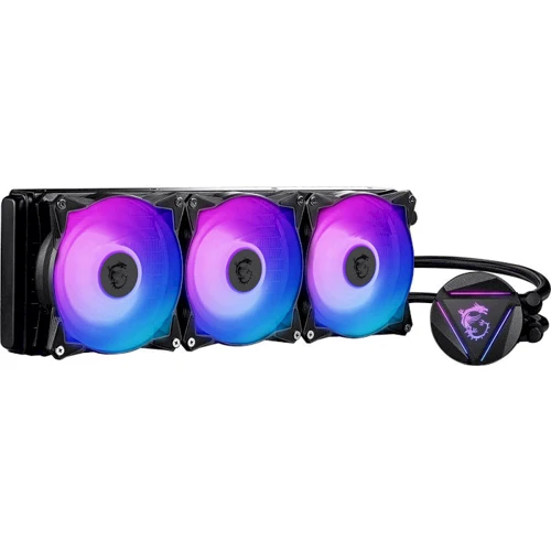 Кулер MSI MAG CoreLiquid 360R V2: Уровень шума, dB 14.3-34.3