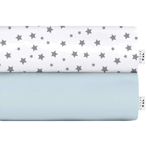 

Набор простыней Cosas Light blue/Star grey 120x60 см (4822052056752)