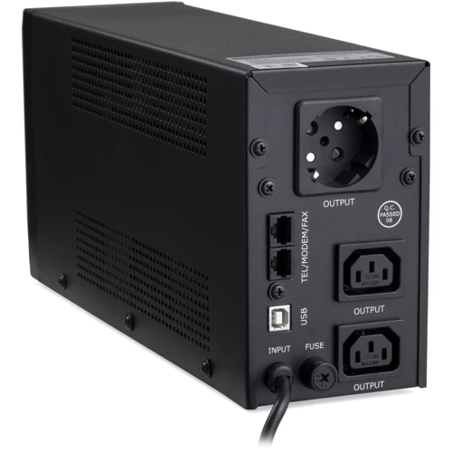 Vinga LED 650VA metal case with USB (VPE-650PRMU): Назначение Для дома, Для офиса, Для серверов, Для компьютера