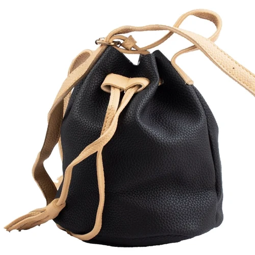 Женская сумка бакет-бэг Valiria Fashion черная (4DETBI2131-2): Пол Женский