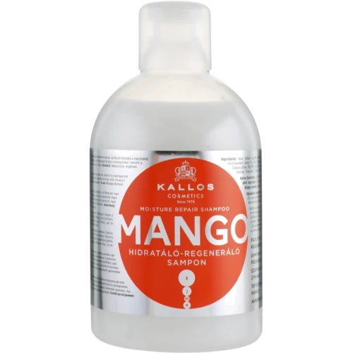 Kallos Cosmetics Mango Увлажняющий шампунь для волос с маслом манго 1000мл