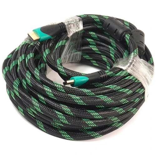 Кабель і перехідник PowerPlant HDMI - HDMI 30 м позолочені коннектори 2.0 Double ferrites Highspeed (KD00AS1297): Тип кабель