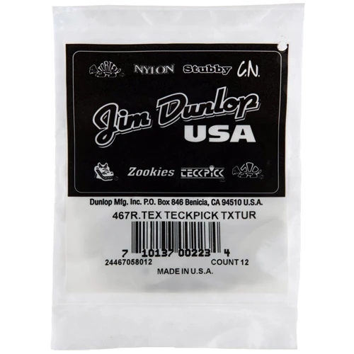 Медиатор Медиатор DUNLOP Teckpick Standard Textured Aluminum (467R.TEX): Форма медиатора Standard