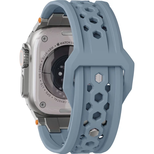 Urban Armor Gear UAG Monarch Cloud Blue/Titanium (194158114136) for Apple Watch 44/45/49mm