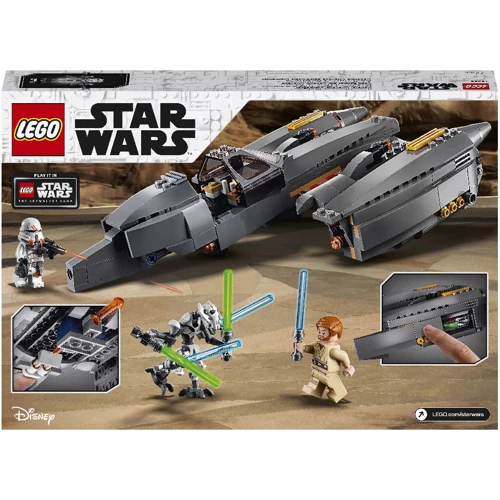 LEGO Star Wars Звездный истребитель генерала Гривуса (75286): Количество деталей, шт. 487