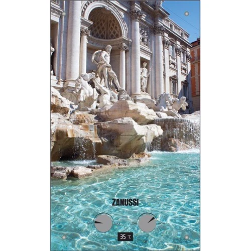Водонагрівач газовий Zanussi GWH 10 Fonte Glass Trevi
