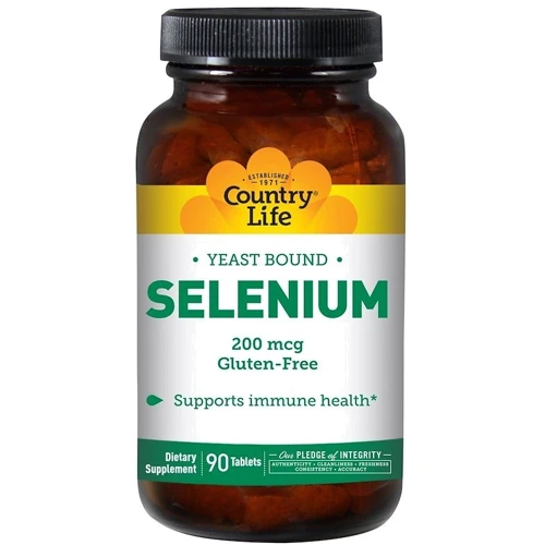 Country Life Selenium 200 mcg Селен 90 таблеток