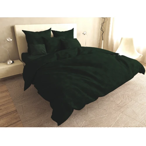 Простирадло на гумці SoundSleep Stripy Green бязь 90х200х20 см (93949309): Матеріал бязь
