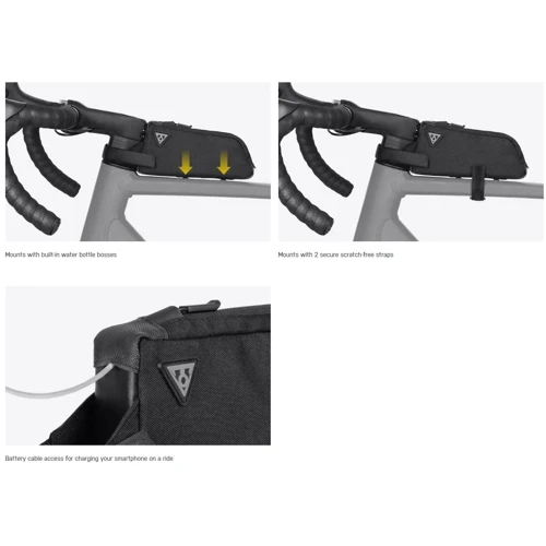 Велосумка Сумка на раму Topeak FastFuel Bag Bolt-On 0.5 л 70 г (TC2313B): Производитель Topeak