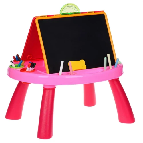 Двухсторонний мольберт METR+ 8806M со столиком (Розовый): Производитель Metr+