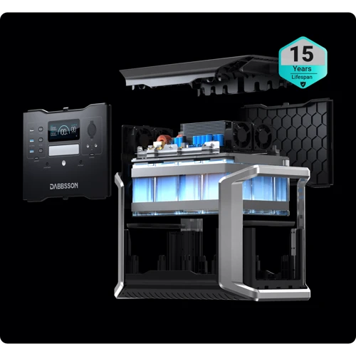 Зарядна станція Dabbsson DBS1400 Pro 1382Wh 2400W: Кількість USB 6