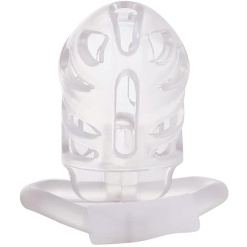 Клетка для пениса LOCKINK Sevanda Plastic Penis Chastity Cage - Transparent