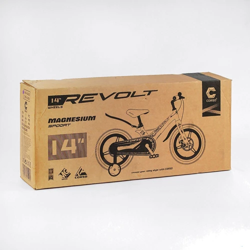 Велосипед 2-х колёсный Corso Revolt 14" MG-14306: Диаметр колес, дюймов 14