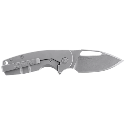 Нож SOG x Mikkel Collaboration Stout Green/Silver (SOG 14-03-01-57): Тип ножа Карманный