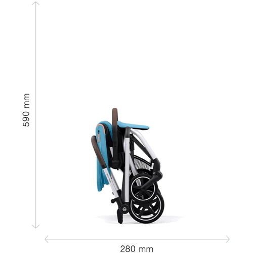 Прогулянковий візок Cybex Eezy S Twist+ 2 SLV B Moon Black з бампером (522001087): Стать дитини Унисекс, Для мальчиков, Для девочек