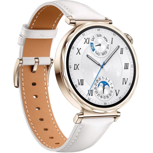 Смарт-часы Huawei Watch GT 5 41mm White Leather: Время работы 7 дней