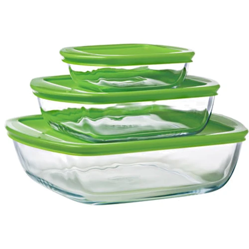 PYREX C&S 1 л квадр.20x17x5.5 см (211P000): Диапазон температур, °C От -40 до +300