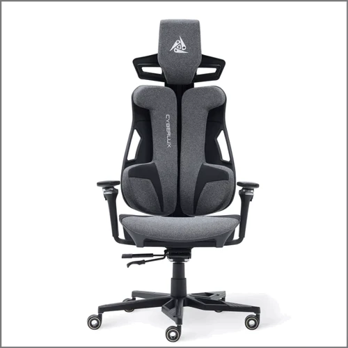 Геймерское кресло Cyberlux V10 Fabric Grey (арт. GM -V10 FG)	 фото 8