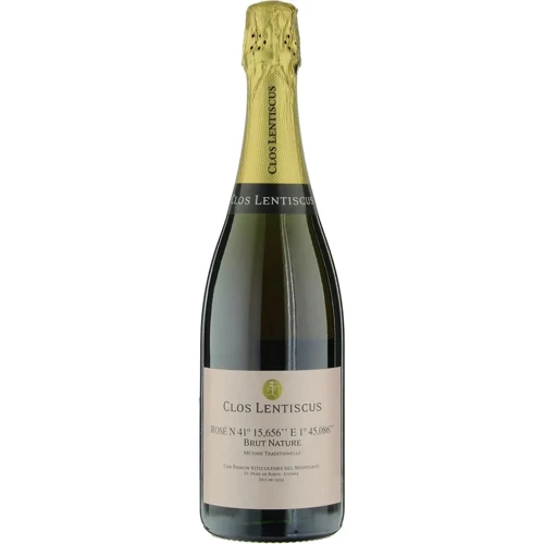Ігристе вино Clos Lentiscus Rose 41'N Brut Nature рожеве нон-дозаж 0.75 л (BWR4379)