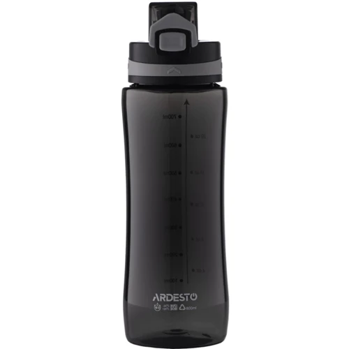Пляшка для води Ardesto Purity 800 мл пластик чорна (AR2280PR): Виробник Ardesto