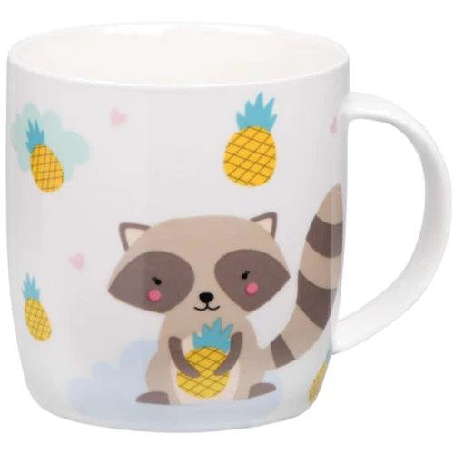 Чашка Ardesto Cute raccoon 350 мл (AR3415)