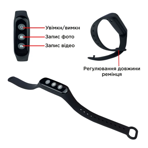 Экшн камера Набор блоггера 8 в 1 AIRON ProCam 7 DS с аксессуарами для съемки от первого лица: Микрофон есть