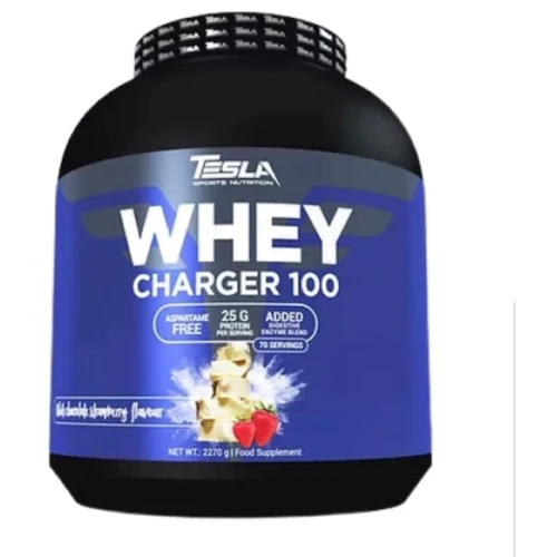 Протеин Tesla Nutrition Whey Charger 100 2270 g / 70 servings / Raspberry Yoghurt