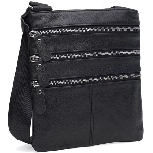 Чоловіча сумка планшет Keizer чорна (K1301bl-black)