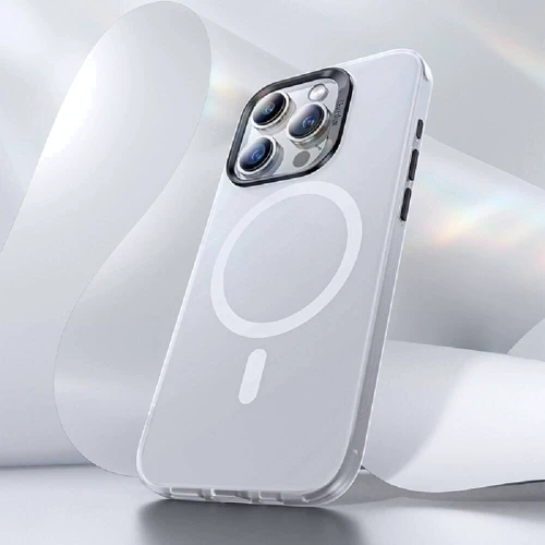 Чехол для iPhone Benks MagClap Lucid Armor Protective White for iPhone 15 Pro: Материалы поликарбонат и полиуретан