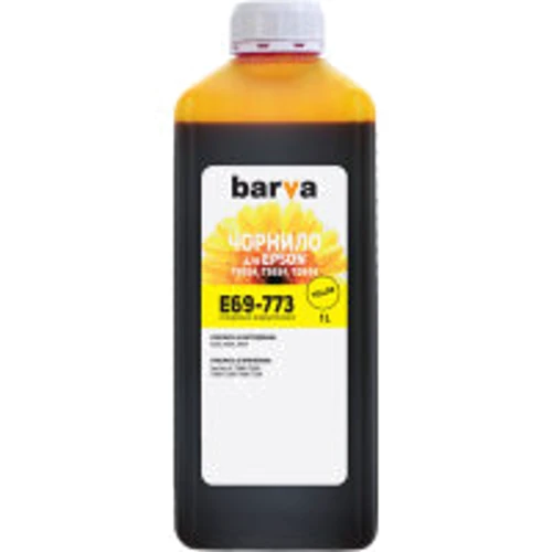 Чернила Barva Epson E69, 1 л, yellow (E69-773)