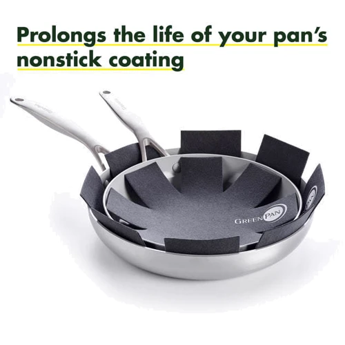 Набір вкладок для сковорідок GreenPan 3 шт. чорний (CC002582-001)
