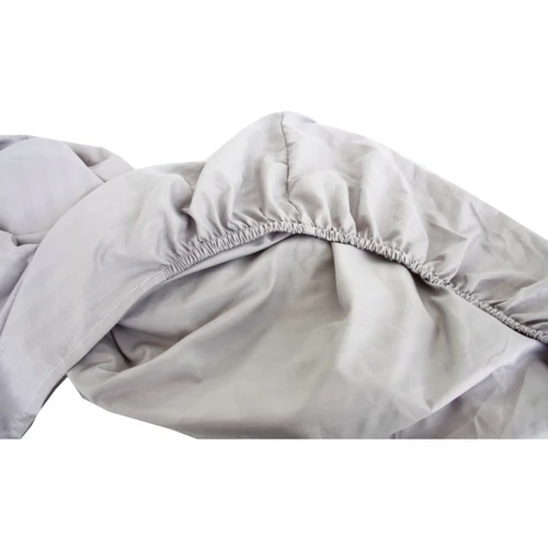 Простирадло на резинці LightHouse Mf Stripe 90х200+25 см grey (602404): Склад 100% полиэстер