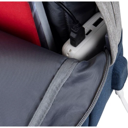 Сумка для ноутбуков RivaCase 15.6" Anti-Theft Water-repellent Grey/Dark Blue (7562) фото 13