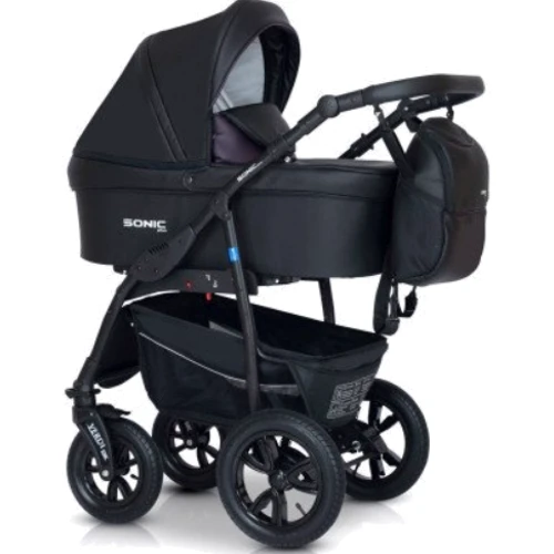 Універсальна коляска 3 в 1 Verdi Sonic Plus 9023-VSP-02, 02, чорний