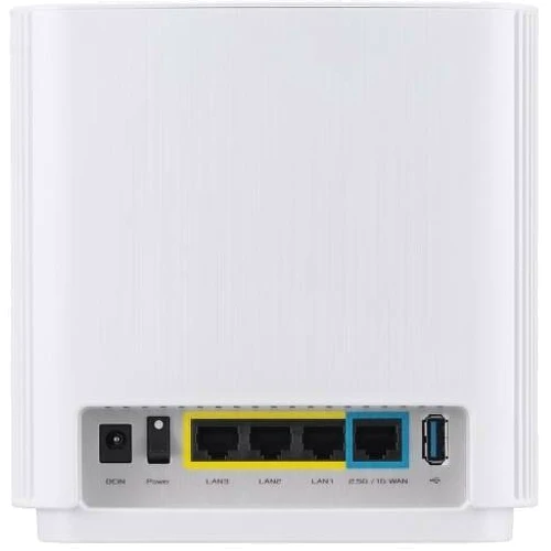 Маршрутизатор Wi-Fi ASUS ZenWiFi XT9 (W-2-PK): Интерфейс подключения (LAN-порт) 4 порта - 1 Гбит/с