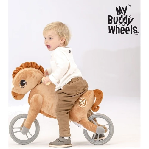 Беговел YVolution My Buddy Wheels Лошадка (N101231): Колеса литые