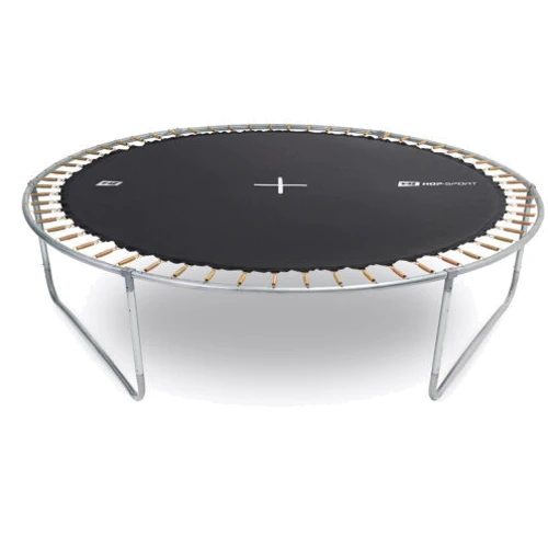 Батут Hop-Sport 8ft black/blue чорно-синій із внутрішньою сіткою 244 см фото 6