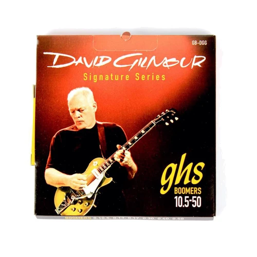 Струна для гітар Набір струн для електрогітари GHS Strings Boomers David Gilmour Red Signature