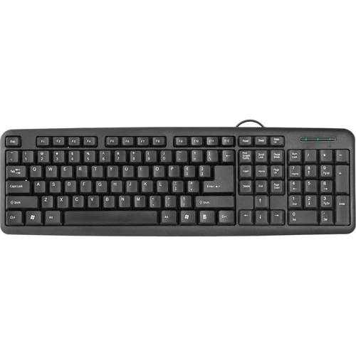Клавиатура Defender HB-420 USB Black (45420)