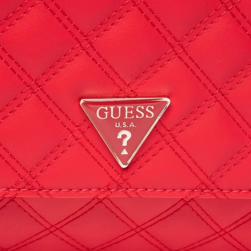 Женская сумка через плечо Guess Cessily Converrtible Xbody Flap красная (HWEV7679210-LIP): Страна производитель Индонезия