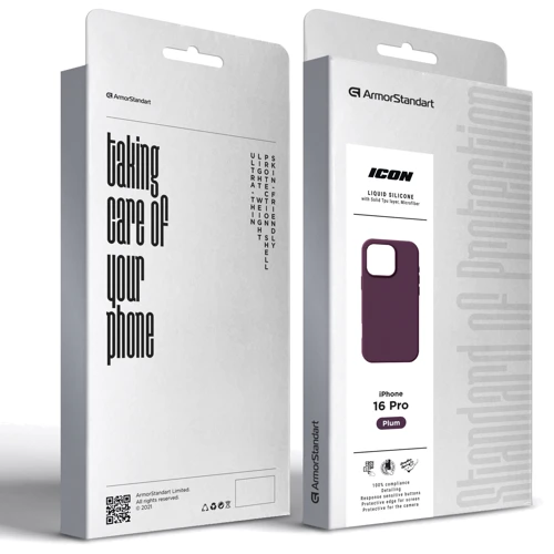 Чехол для iPhone ArmorStandart ICON2 Case Plum for iPhone 16 Pro (ARM81302) фото 5